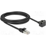 Delock 81098 Prodlužka Ethernet F/UTP Kat: 6 2m černý – Zboží Živě