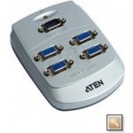 Aten VS-84 VGA splitter / 4-portový (1 PC - 4 monitory) / 250MHz – Hledejceny.cz