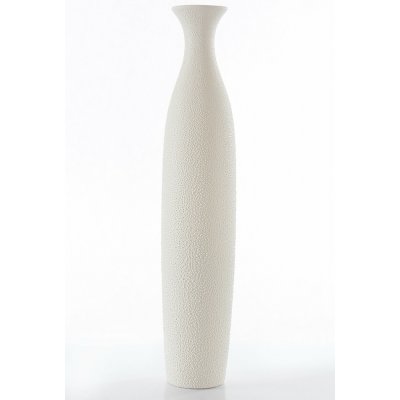 EUROFIRANY DEKORAČNÍ VÁZA RISO 13X13X63 CM KRÉMOVÁ – Zboží Dáma