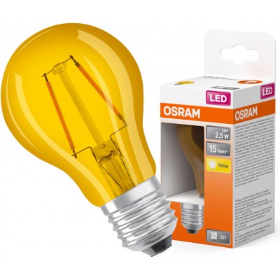 Osram 4058075433922 LED klasická žárovka E27 2,5 W STAR DÉCOR CLASSIC, žlutá – Hledejceny.cz