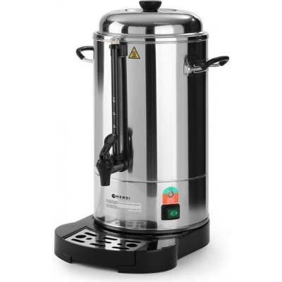 HENDI Dvojstěnný perkolátor 10L 230V/1500W 370x390x(H)525mm inox černá – Zboží Dáma