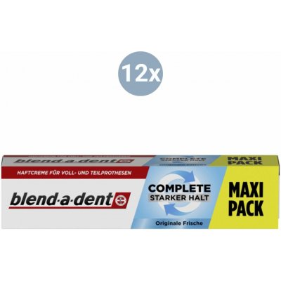 Blend-a-dent fixační krém na zubní protézy 12 x 70 ml – Hledejceny.cz
