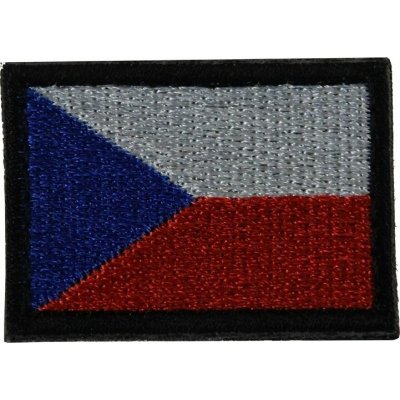 Textilní nášivka Vlajka ČR 35x25 mm - barevná, A.C.M. – Hledejceny.cz