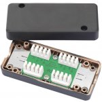 Spojovací box UTP Cat6 narážecí, černá | Zboží Auto