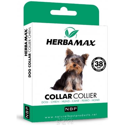 Herba Max Dog collar antiparazitní obojek 38 cm od 58 Kč - Heureka.cz