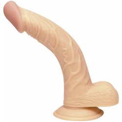 Nmc Curved Passion. realistický penis s scrotum flesh-col