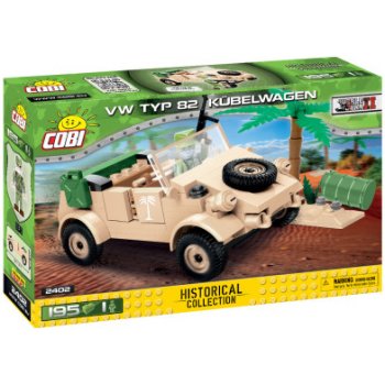 COBI 2402 World War II Velitelský vůz VW typ 82 Kübelwagen