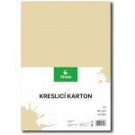 Barevná čtvrtka, 50ks, A4, 180g/m2, krémová – Zboží Mobilmania