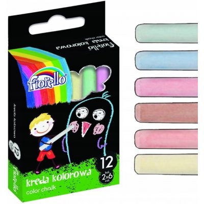 Křídy Fiorello barevné 12ks 170-2135 – Zbozi.Blesk.cz