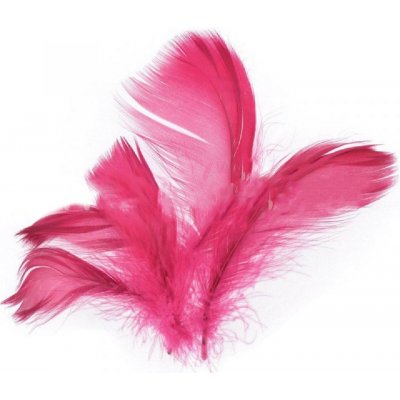 Peří v sáčku 10g bordó – Sleviste.cz