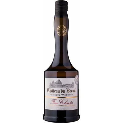 Chateau du Breuil Calvados Fine 40% 0,7 l (holá láhev) – Zboží Mobilmania