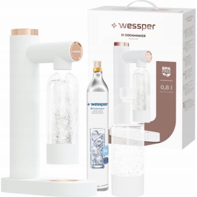 Wessper AQUAFRIZZ saturátor vody + láhev Co2 BÍLÁ (WES082-WH K) – Hledejceny.cz