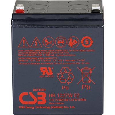 CSB HR1227WF2 12V 6,5Ah – Zbozi.Blesk.cz