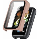 VSECHNONAMOBIL Plastový kryt s ochranným sklem pro Huawei Watch Fit mini růžový 49102 – Zboží Živě