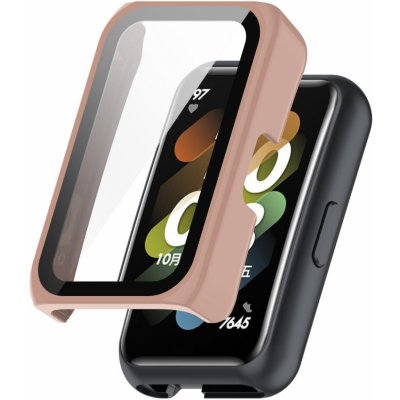 VSECHNONAMOBIL Plastový kryt s ochranným sklem pro Huawei Watch Fit mini růžový 49102 – Zboží Živě