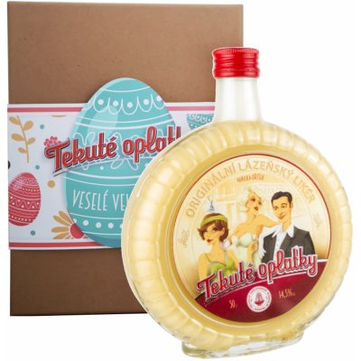Originální Lázeňský Likér Tekuté Oplatky 14,5% 0,5 l (holá láhev) – Sleviste.cz