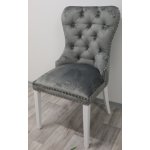 Chojmex Madame šedý samet / bílé nohy – Sleviste.cz