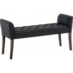 Design-Shop Cleopatra Chaiselongue tmavě šedá – Zboží Dáma