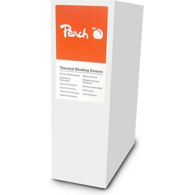 PEACH 10 standardních přebalů pro termovazbu (pro 80 listů), bílé - PBT308-01 – Zboží Mobilmania