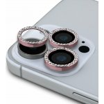 Guess Fixed Glliter ochrana čoček pro iPhone 16 Pro/16 Pro Max Pink 3666339364908 – Sleviste.cz