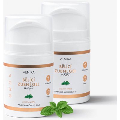 Venira bělicí zubní gel máta 2 x 50 ml – Zboží Dáma