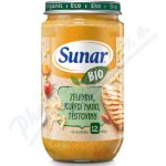Sunar BIO Zelenina těstoviny kuřecí maso 12m+ 235 g – Zboží Dáma
