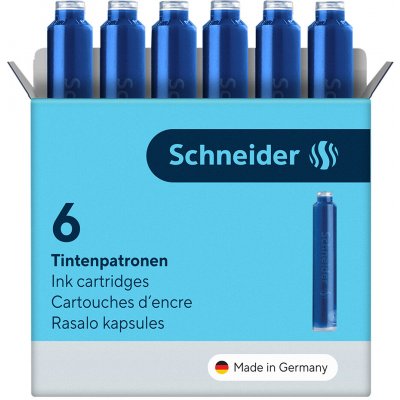 Schneider 6603 inkoustové bombičky modré 6 ks – Hledejceny.cz