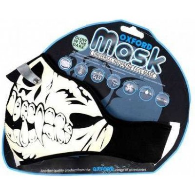 Oxford Glow Skull neoprenová maska na obličej – Zboží Mobilmania