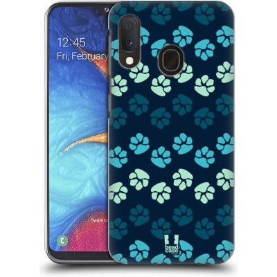 Pouzdro Head Case Samsung Galaxy A20e TLAPKY MODRÉ – Zbozi.Blesk.cz