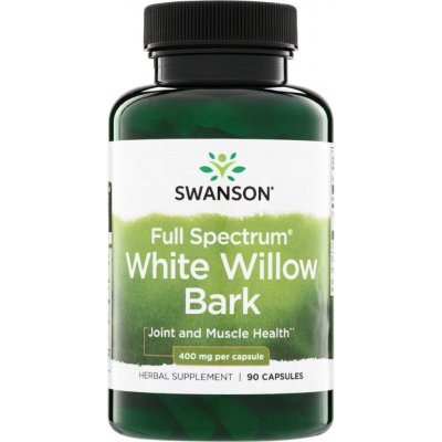 Swanson White Willow Bark 400 mg 90 kapslí – Hledejceny.cz