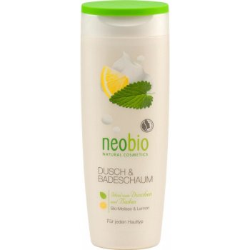 Neobio pěna do koupele a sprchový gel meduňka & citron 250 ml