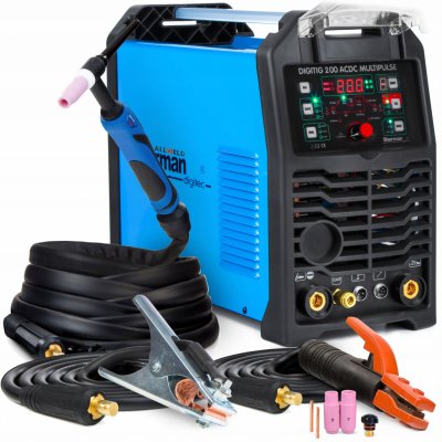 Sherman DIGITIG 200 AC / DC MULTIPULSE + Hořák + Kabely – Zboží Dáma