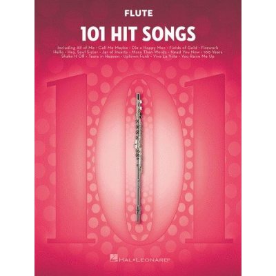 101 Hit Songs For Flute sólové hity pro příčnou flétnu – Zboží Dáma