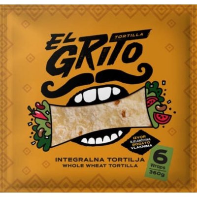 Lakmilk El Grito Tortilla Integral 360 g – Zboží Dáma