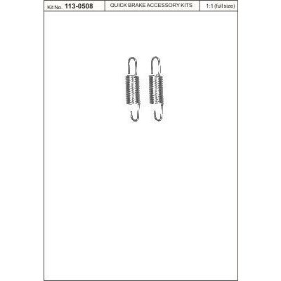 Opravná sada páky ruční brzdy QUICK BRAKE – Sleviste.cz