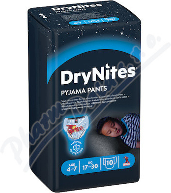 DryNites kalh.abs. pro chlapce 4-7let/17-30 kg /10 ks