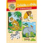 Baloušek Omalovánka A4 se samolepkami Zvířátka z Afriky BO783 – Hledejceny.cz