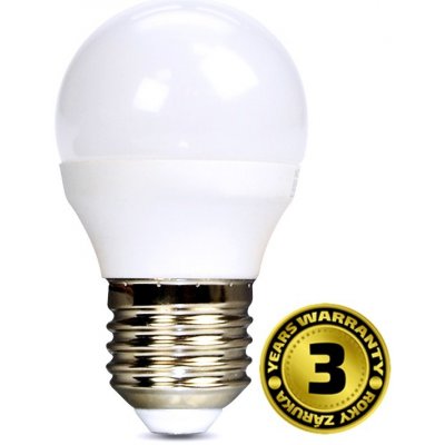 Solight LED žárovka, miniglobe, 6W, E27, 3000K, 450lm WZ412 a WZ412-1 – Zboží Mobilmania