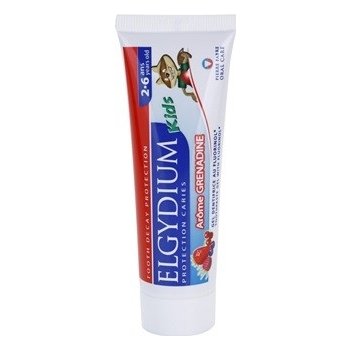 Elgydium Kids zubní pasta pro děti příchuť Grenadine (2 - 6 Years) 50 ml