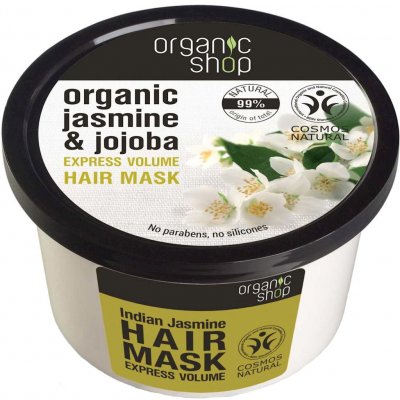 Organis Shop Maska na vlasy Indický jasmín a jojobový olej 250 ml