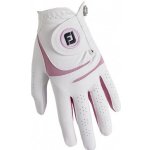 FootJoy WeatherSof Womens Golf Glove Levá S Bílá/Růžová – Zboží Dáma
