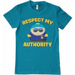 South Park tričko Respect My Authority Tropical blue