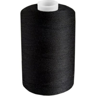 Polyesterové nitě pro overlocky i klasické šití návin 1000 m PES 40/2 James Varianta: 200 černá, Balení: 1 ks – Zboží Mobilmania