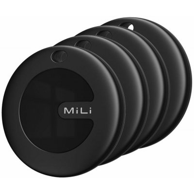 MiLi MiTag Duo lokátor, černý, 4 kusy – Zboží Živě