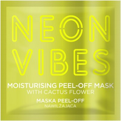 Marion Neon vibes Peel-off hydratační odlupovací pleťová maska 8 g