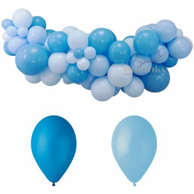 Gemar Balónková girlanda pastel modro-bílá – Zboží Dáma