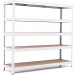 Trestles Regál RH 1500 x 1600 x 400 mm 5 polic černá – Zboží Dáma