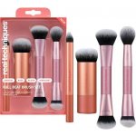 Real-Techniques Makeup-Brushes Brush-SetsFull Beat Brush Set Bodový štětec na korektor RT270 + Bublinkový štětec na roztírání RT260 + Univerzální štětec RT459 + Štětec na rozjasňovače a detaily RT460 – Zboží Mobilmania