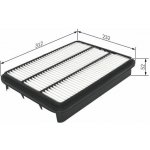 BOSCH Vzduchový filtr F026400225 – Hledejceny.cz