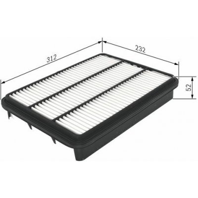 BOSCH Vzduchový filtr F026400225 – Hledejceny.cz